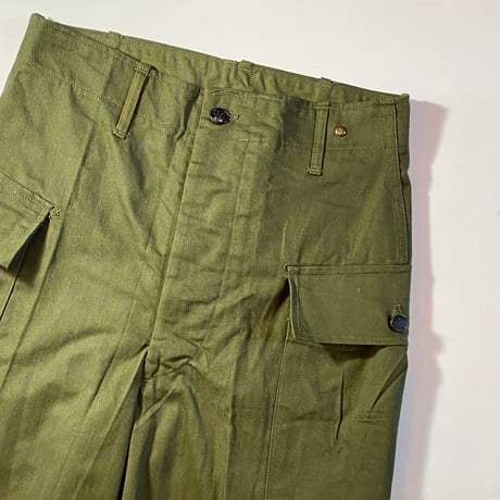 1940's US.ARMY M-43 Herringbone Trousers Deadstock