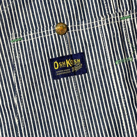 1950's〜 OSHKOSH Hickory Overall Deadstock