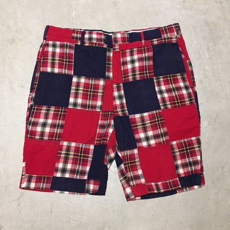 1970's Unknown Indian Madras Patchwork Short Pants