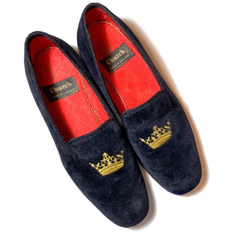 1990's〜 Church Velvet Shoes