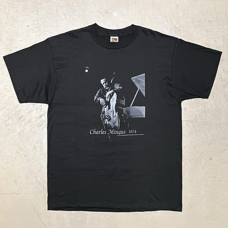 1990's〜 FRUIT OF THE LOOM Charles Mingus Printed Tee Deadstock