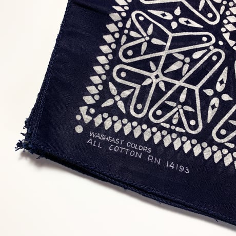 1960's WASHFAST COLORS Bandana Deadstock