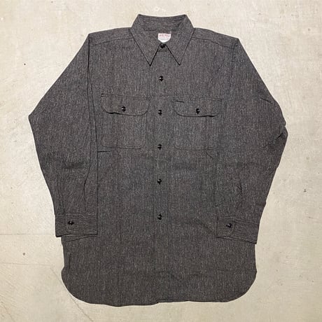 1950's BIG MAC Black Chambray L/S Shirt Deadstock