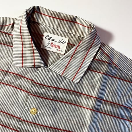 1960's CAMPUS Cotton&Silk S/S Shirt Deadstock