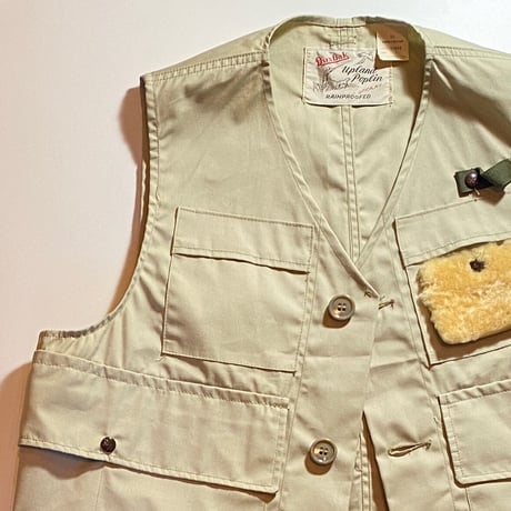 1960's Duxbak Poplin Fishing Vest Deadstock