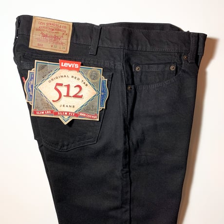 1990's Levi's 512 Black Denim Pants Deadstock