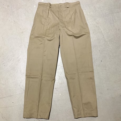 1950〜60's French Army M-52 Chino Trousers Deadstock