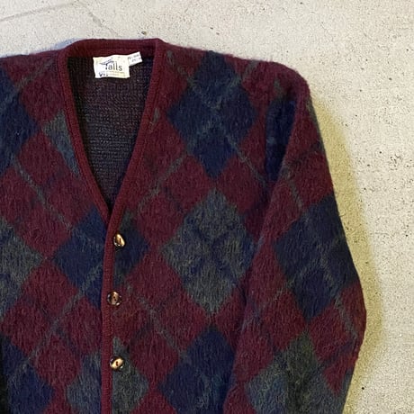 1960's NORTAN'S Talls Mohair Cardigan