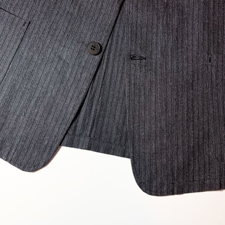 1940's LE CHOLETAIS Herringbone Chambray Work Jacket Deadstock
