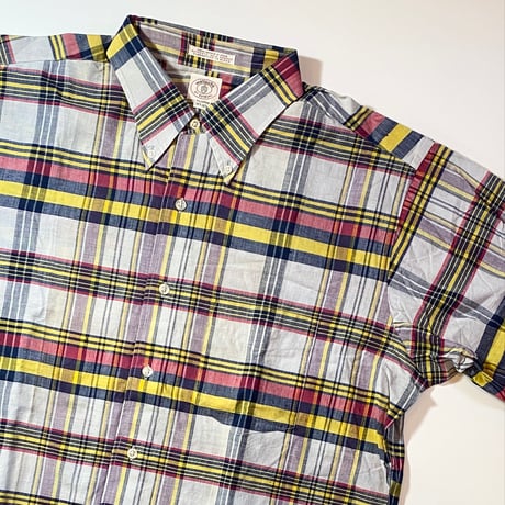 1960's DONEGAL Indian Madras L/S Shirt Deadstock