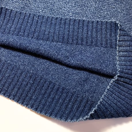 1980's L.L.Bean Indigo Cotton Sweater