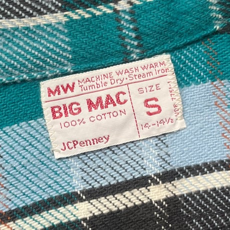 1970's BIG MAC Heavy Flannel L/S Shirt