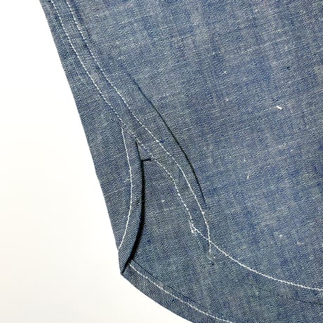 1950〜60's US.NAVY Chambray L/S Shirt Deadstock