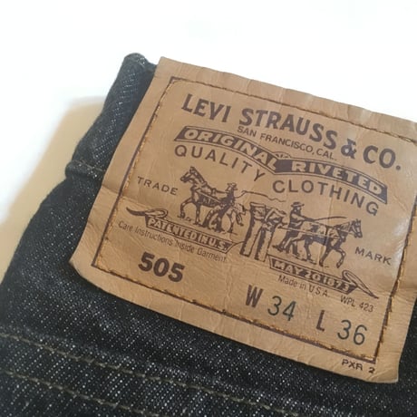 1990's Levi's 505 Black Denim Pants