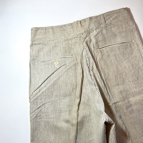 1930〜40's Unknown Cotton Trousers Deadstock