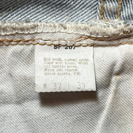1970's Levi's 501 66 Chain Denim Pants