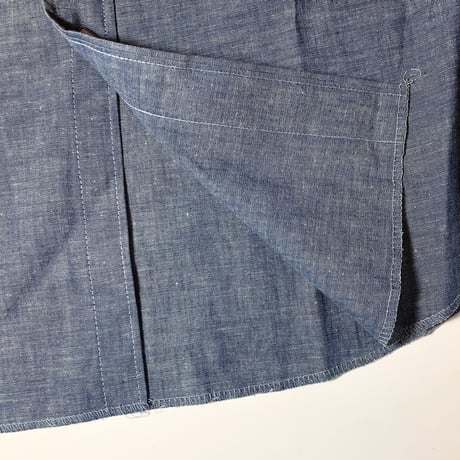 1960's DEE CEE Chambray Western L/S Shirt Deadstock