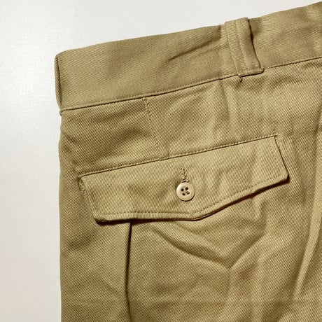 1950〜60's French Army Chino Short Pants Deadstock