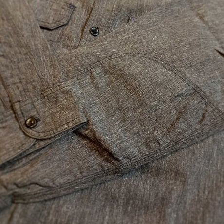 1940's Pioneer Black Chambray L/S Shirt