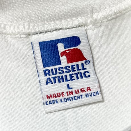 1980〜90's RUSSELL ATHLETIC Football Tee Deadstock
