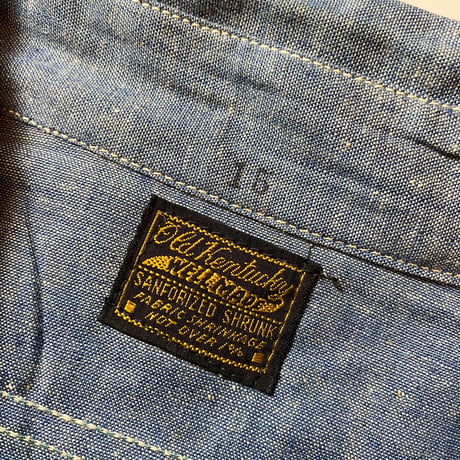 1950's Old Kentucky Chambray L/S Shirt Deadstock