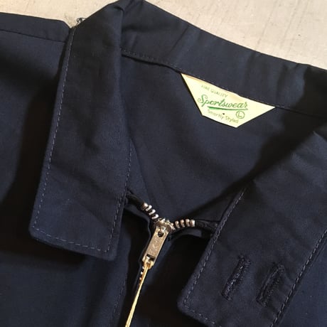 1960's Sportwear Cotton Blouson Deadstock