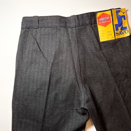 1950's SAVO Herringbone Stripe Trousers Deadstock