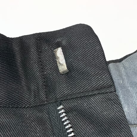 1960's HOUSE OF NATIONS Cotton Trousers Black Deadstock