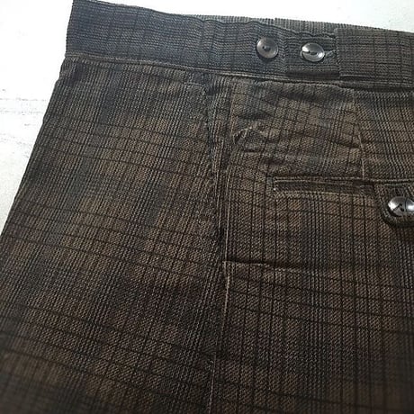 1960's Unknown Corduroy Tapered Pants Deadstock