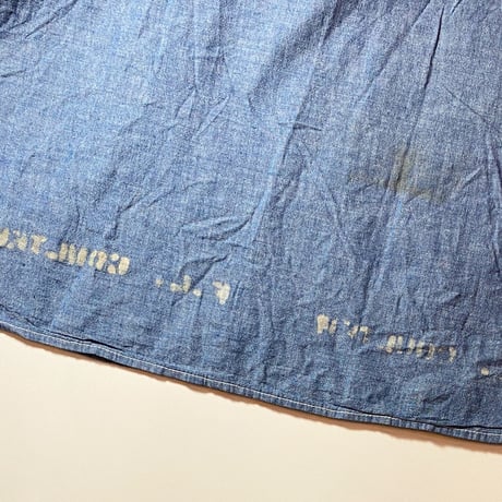 1940's US.NAVY Chambray L/S Shirt