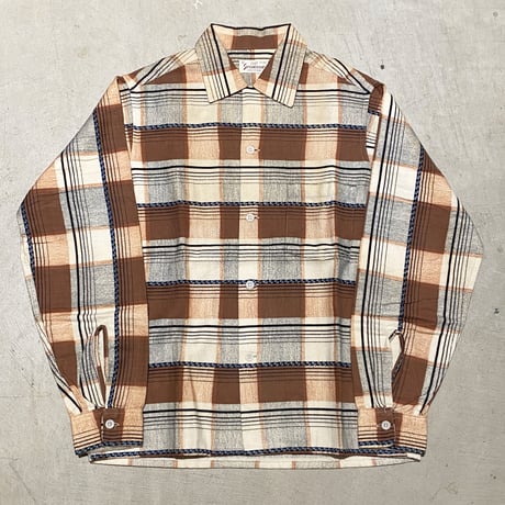 1950's SPORTOP Flannel L/S Shirt Deadstock