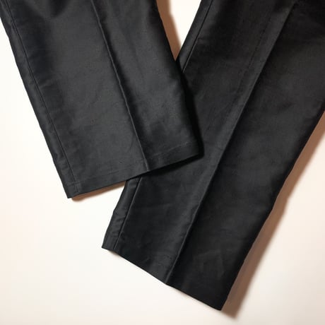 1930's〜 L'ATHLETE Black Moleskin Trousers Deadstock