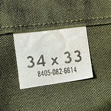 1960's US.ARMY Utility Trousers Deadstock