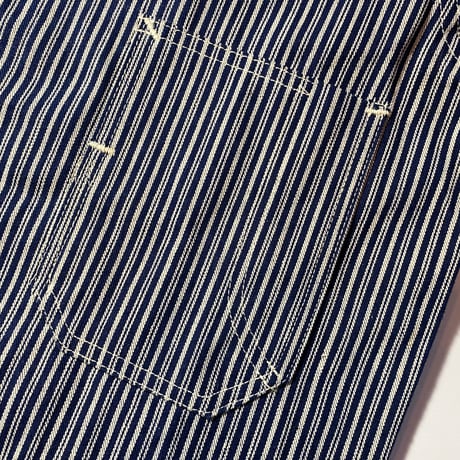 1940's STANDARD OVERALL MFG.CO. Random Hickory Coverall Deadstock