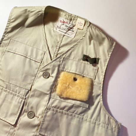 1960's Duxbak Poplin Fishing Vest Deadstock