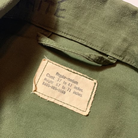 1960's US.ARMY Jungle Fatigue 2nd Jacket