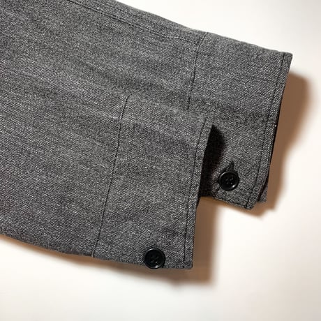 1940〜50's French Military Black Chambray Atelier Coat Deadstock
