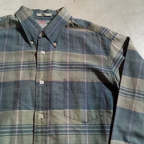1960's McGREGOR Indian Madras L/S Shirt