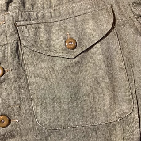 1950's British Army Green Denim Jacket
