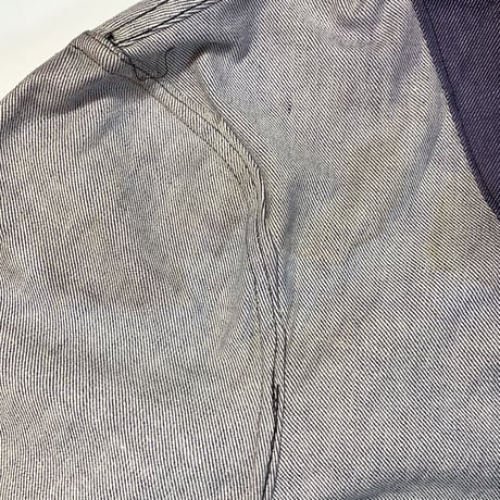 1970's French Navy Denim Sailor L/S Shirt