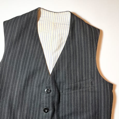 1950's French Unknown Stripe Vest Deadstock