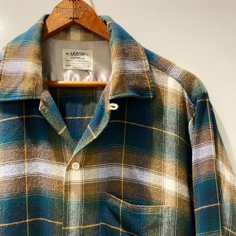 1960's ARROW Rayon L/S Shirt