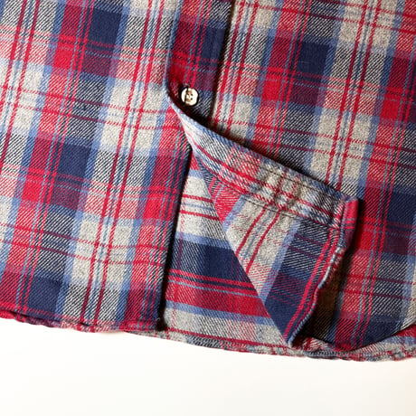 1990's FIVE BROTHER Heavy Flannel L/S Shirt