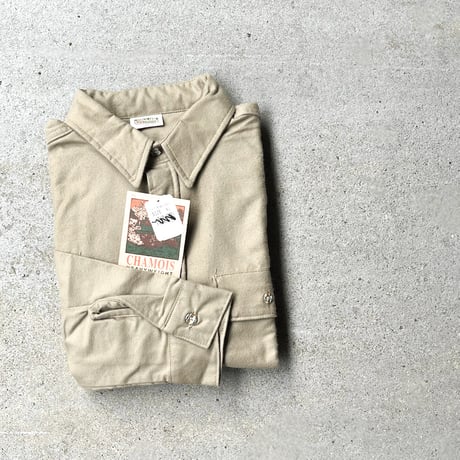 1980's FIVE BROTHER Chamois Cloth L/S Shirt Deadstock