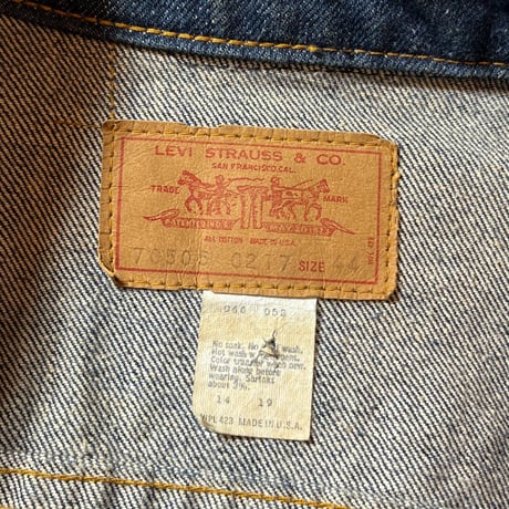 1970's Levi's 70505 Denim Jacket