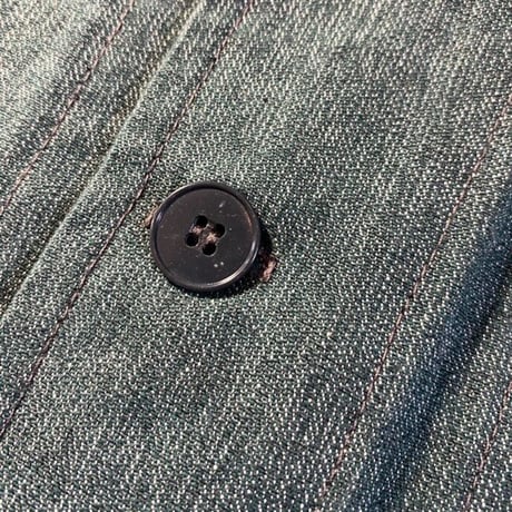 1950's NUNDA Green Chambray Work Jacket Deadstock
