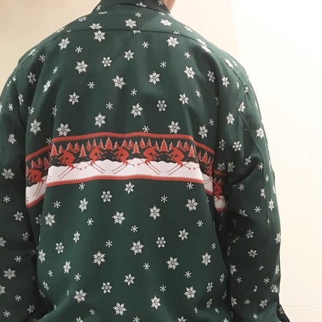 1950's DONEGAL Rayon L/S Shirt