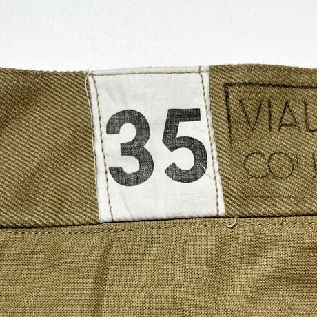 1950〜60's French Army M-52 Chino Trousers Deadstock