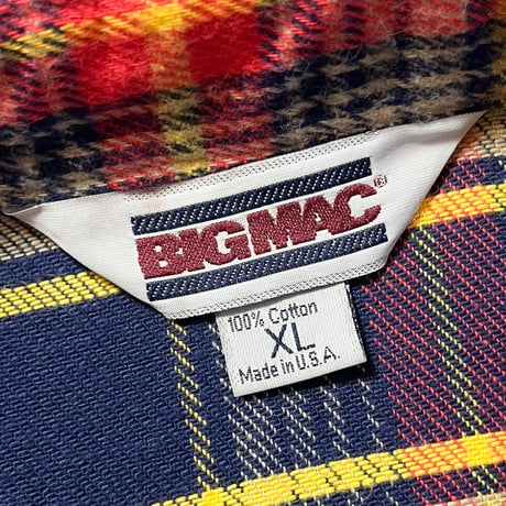 1980's BIG MAC Heavy Flannel L/S Shirt