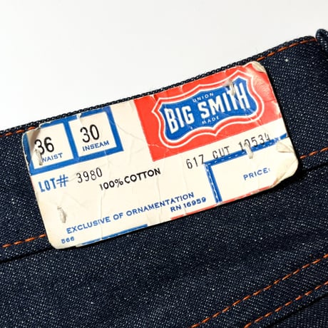 1960's BIG SMITH Denim Painter Pants Deadstock